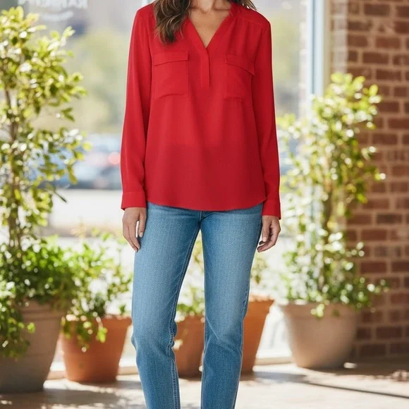 Nine West medium Scarlet Blouse - Picture 1 of 5